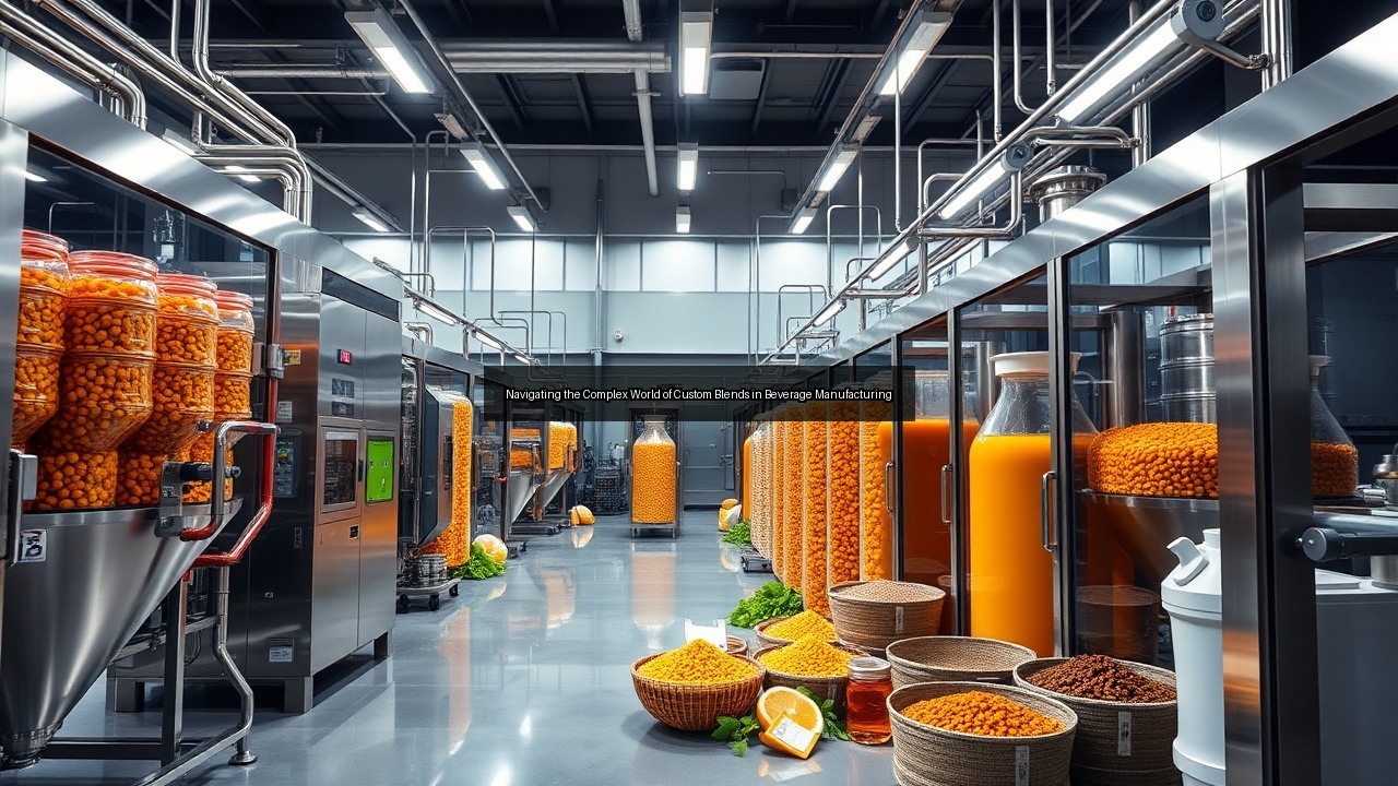 food and beverage custom blending services usda solutions for blending food ingredient